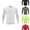 White, variant on VOUZZA Girls T Shirts Boys High Neck Long Sleeve Compression Shirt Workout Top Running Gym Base Layer Athletic Underwear Active Tops
