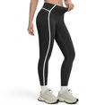 thumbnail image 2 of Women's Active Buttery Soft High Waist Inseam Full Length Yoga Leggings with Contrast Trim, 2 of 4
