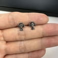 thumbnail image 5 of Screw-Back Cross Stud Earrings for Men Women,Streetwear Hip Hop Unisex Style, 5 of 6