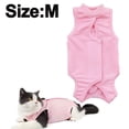 thumbnail image 1 of Traje de recuperación profesional para gatos para heridas abdominales o enfermedades de la piel, alternativa de collar electrónico para gatos y perros, después de la cirugía use heridas anti lamidas, 1 of 7