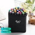 thumbnail image 1 of Dual-Tip Art Markers for Students - 24-ColorDesign Pen Kit, Broad & Fine Points, No Base Included, Ideal for Illustration & Creative Projects, 1 of 6