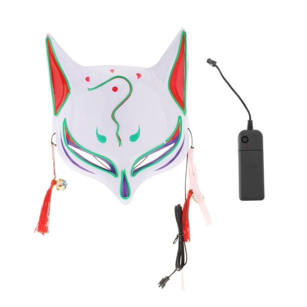 Halloween Cosplay LED juego máscara juego de rol Halloween bola decoración verde jinwen Cubierta de Cosplay de Halloween