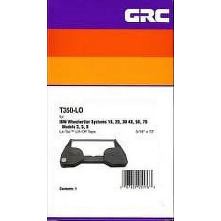 GENERAL RIBBON GENT350 Grc Ibm 1337765 T350-Lo - 1-Lift Off Tape