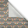 thumbnail image 6 of Ambesonne Valentine's Day Valance & Curtain, Love Birds Kiss, 55"x30", Apricot Red and Grey, 6 of 7