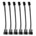 thumbnail image 1 of Cable adaptador de ventilador estándar de 6 piezas de 4 pines PWM a 3 pines, 1 of 8