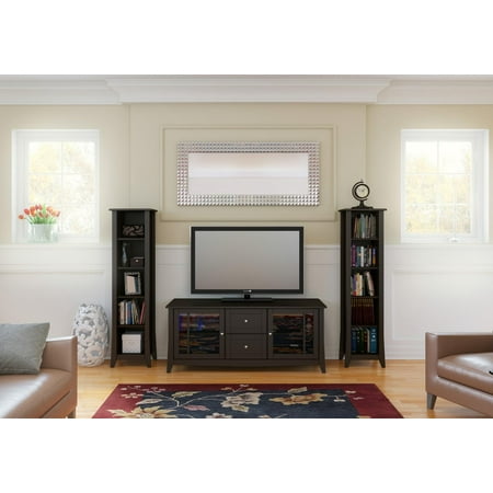 Elegance 58-inch TV Stand with Two Bookcases Elegance 58-inch TV Stand with Two Bookcases