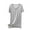 Gray, variant on T-Shirts Shirts For Women Sevevn Women's Casual Thin Sweet And Base Shirt Medium Length Short Sleeved V-Neck Top/Shirt
