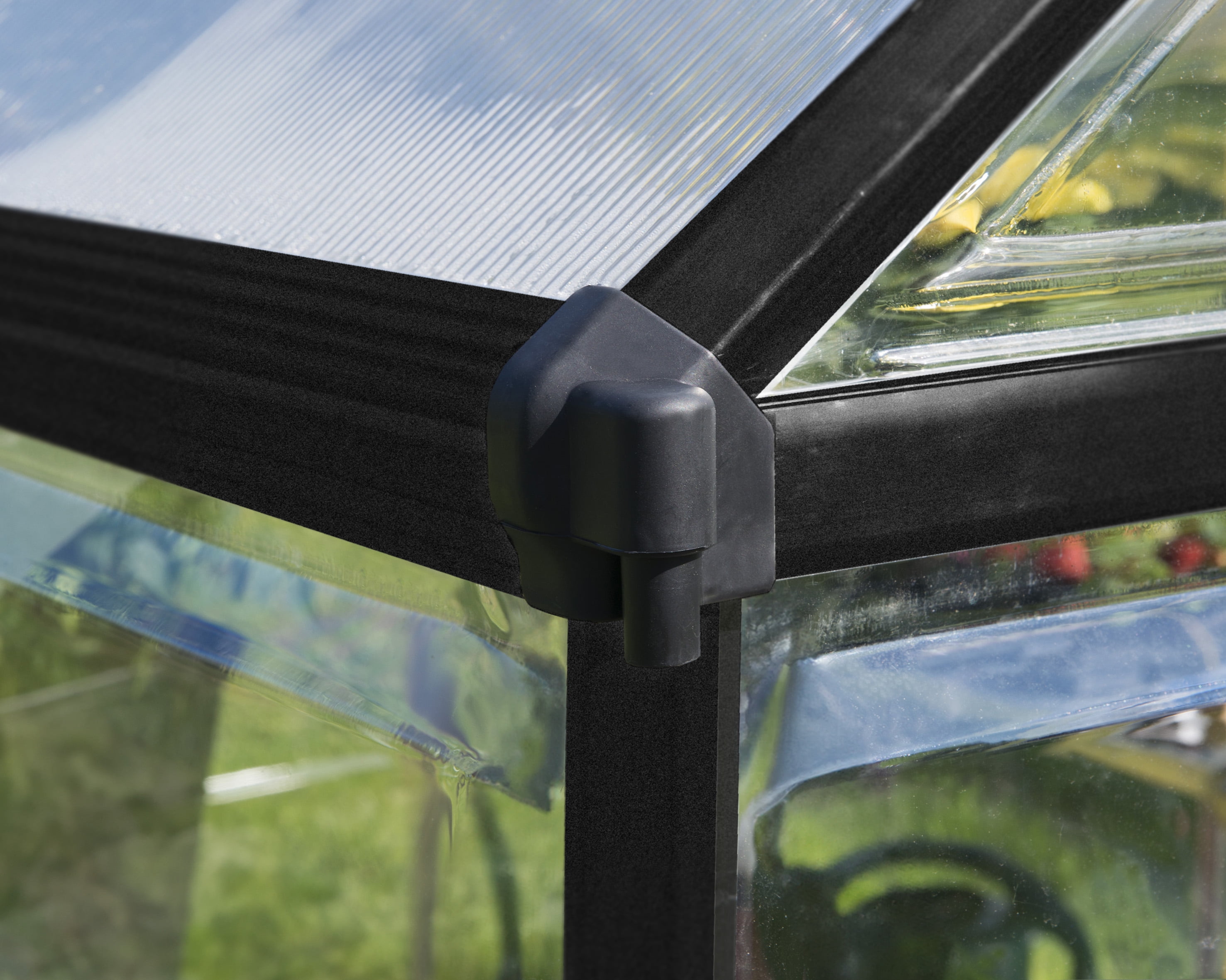 Palram - Canopia Hybrid 6' x 8' Greenhouse - Black