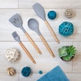 thumbnail image 3 of 20 pcs Silicone Kitchen Cooking Utensils Set YUKKA Holder Grey, 3 of 8