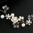 thumbnail image 3 of Diadema nupcial diadema de boda delicada de aleación accesorios para el cabello con diamantes de imitación para aniversario ANGGREK Otros, 3 of 8