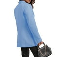 thumbnail image 4 of Fanxing Blazer Clearance Womens Casual Business Fashion Blazer Work Professional Buttons Suit Jacket Long Sleeve Coat with Pockets S,M,L,XL,XXL,XXXL, 4 of 6