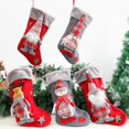 thumbnail image 2 of Medias navideñas, grandes regalos navideños, decoración para chimeneas, calcetines, porta caramelos para decoración del hogar D, 2 of 5