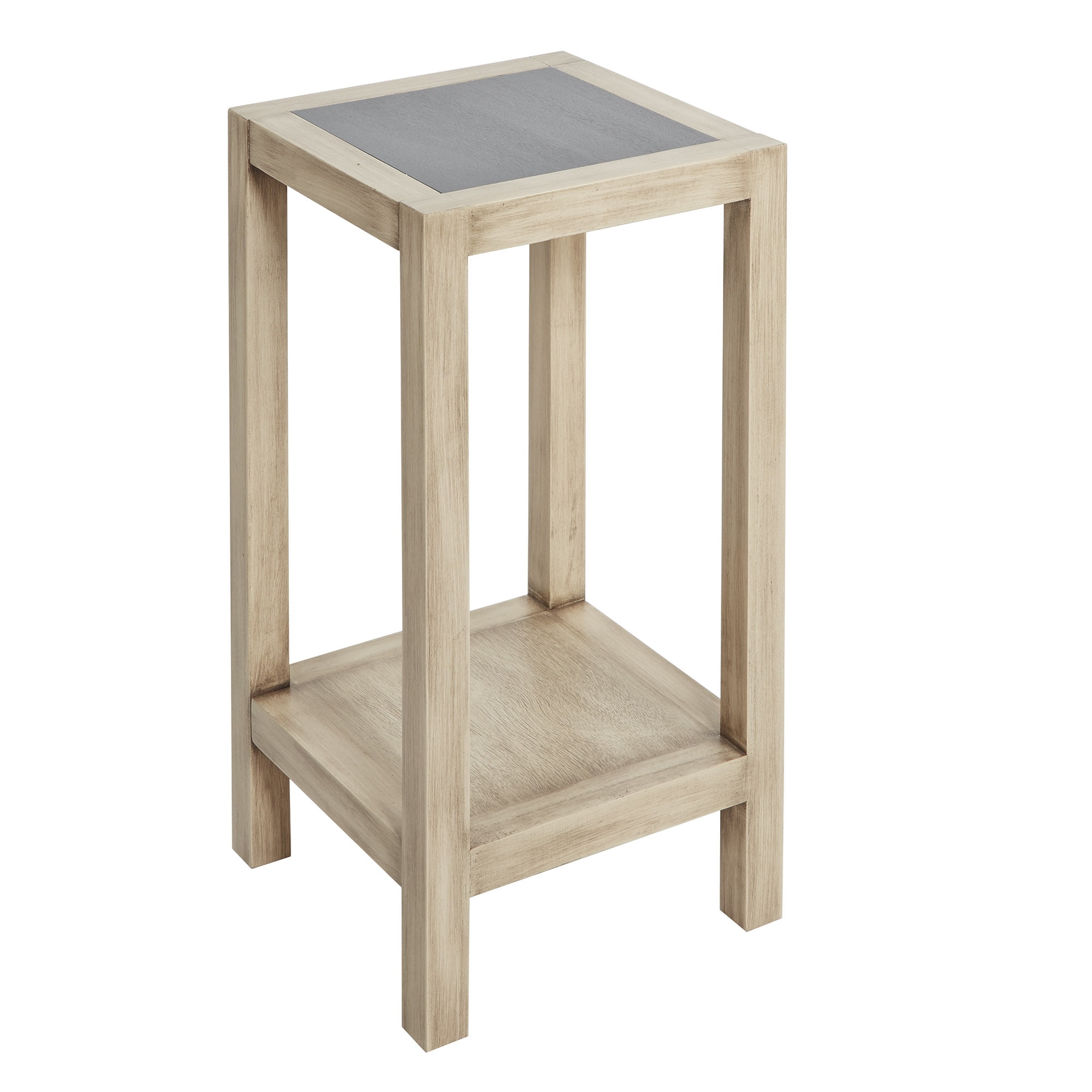 Mallory Wood Square Small Accent Table