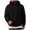 #Black, variant on DPTALR Men's Casual Hoodies,Drawstring Quarter Zip Pullover Sweatshirts,Black,XL