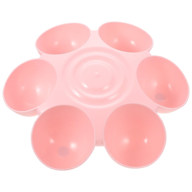 BRIGHTFUFU Comedero multiusos para mascotas, de plástico, para varios gatos y perros. Dispensador de golosinas.