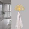 thumbnail image 4 of s de hoja de hierro, colgador de llave s de pared, de pared, colgador de s de una sola punta para baño, dormitorio, Ginkgo biloba hueco Baoblaze Ganchos de pared, 4 of 8
