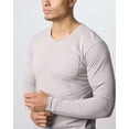thumbnail image 4 of 3 Pack Men's Cotton Long Sleeve Pocket T Shirts Crew Neck Athletic Workout, 4 of 6