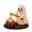 A, variant on DAMAI Halloween Decorations - Cute Ghost Reading Book Lamp,3D Spooky Plastic Ghost Night Light with Battery Powered,Light up Figurine for Bedroom Nightstand Shelf Tabletop Ornament