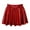 Red, variant on iiniim Kids Girls Shiny Metallic Jazz Tango Modern Dance Bronzing Pleated Mini Skirts 2-16 A Black 2-4