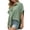 Army Green, variant on Womens Batwing Sleeve Blouse Lapel Collar Button down Side Slit Shirts Casual Summer Turndown Collared Solid Color Lightweight Cozy Oversized Tops White XXL