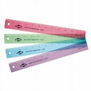 Alvin 12" x 1 1/2" Plastic Ruler