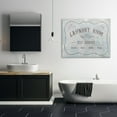 thumbnail image 2 of Stupell Industries Vintage Parisian Laundry Room Sign Self Service Grey, 48 x 36, Design by Danhui Nai, 2 of 6