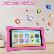 Kids Tablet Toddler Tablet, 7 Tableta for Boys Girls With Child protective cover 2GB+32GB Android Tablet, WiFi Dual Camera IPS Safety Eye Protection Screen, Parental Control APP Kid Tablets Orange