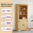 thumbnail image 3 of vidaXL Kitchen Cabinet Buffet Cupboard Storage Cabinet with Doors Mexican Pine, 3 of 9
