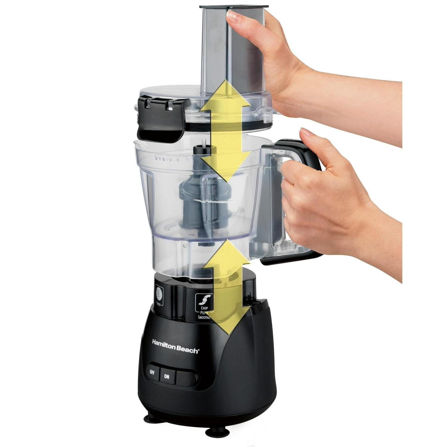 Hamilton Beach Stack and Snap 4 Cup Compact Food Processor