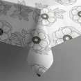 thumbnail image 4 of Pioneer Flower Floral Print Pattern Rectangle Tablecloth 60"x120", Waterproof Polyester Table Cloth, Wipeable Spillproof for Dining Camping Indoor Outdoor, 4 of 6