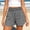 Black-womens pajama shorts, variant on Women's Gingham Ruffle Boxer Shorts Casual Summer Lounge Sleep Pajama Shorts with Pockets Red