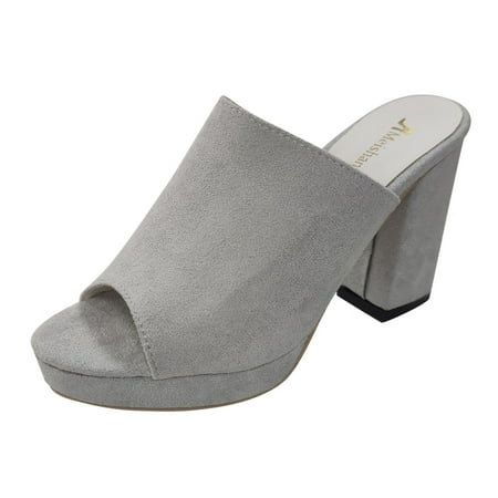 

Womens Sandals Women Fish Mouth Shoes Fashion Wedge Sandal Chunky High Heels Flip-Flop Slippers Summer Sandals Women S Sandals Pu Grey 40