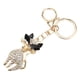 thumbnail image 1 of Lindo Gato Rhinestone Llavero Multifuncional Bling Mochila Llavero, 1 of 7
