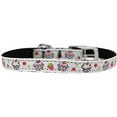 thumbnail image 2 of Mirage Pet 126-019 38WT8 Cupcakes Nylon Dog Collar with Classic Buckle 0.37 in., White - Size 8, 2 of 2