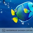 thumbnail image 3 of Dolphin Waterproof Printed Shower Curtain with Hooks - Bathroom Decoration, Bathroom Curtains, Bathroom Curtain, 3 of 5