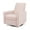 Performance Pale Blush Pink Eco-Weave, variant on daVinci Penny Swivel Recliner, Performance Pale Blush Pink Eco-Weave