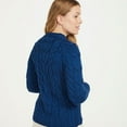 thumbnail image 7 of Aran Woollen Mills Wool Raglan Crew Neck Sweater, Women's, 7 of 7
