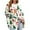 White, variant on Women's Fashion Long Sleeve Christmas Print V-Neck Button Loose Cardigan Top, Knit Sweater for Casual Outfits and Comfort,Black,S