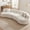 Cream White, variant on Arouseden 114" White Curved Sectional Couch,Oversized Sectional Couches with Large Backrest and 4 Throw Pillows,Minimalist Design Sherpa Fabric Couch,Modern Sofas for Living Room