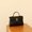 Black, variant on Gold Clasp Structured Top-handle Bag, Removable Adjustable Strap Elegant Women Shoulder Crossbody Purse, Anna Red