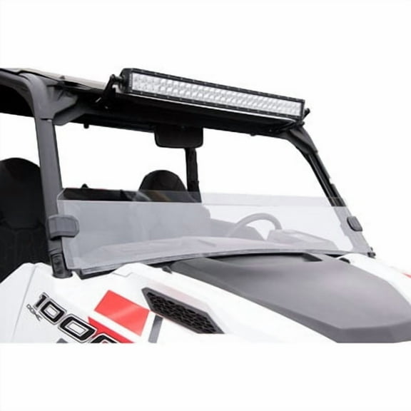 Removable Half Windshield Clear - Scratch Resistant for Polaris GENERAL 4 1000 EPS 2017-2019