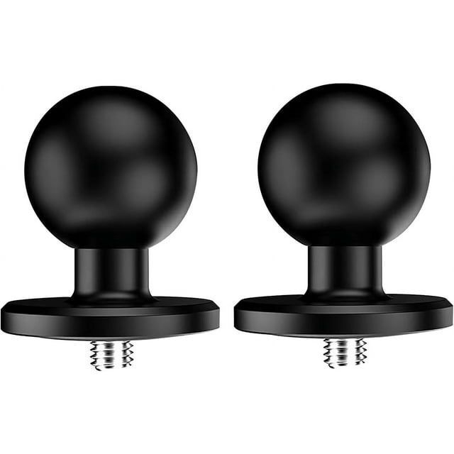 LAICAIW 1-inch Diameter Ball Mount with 1/4-Inch Screw for Cameras, Video and Camcorders(2pcs,R14)