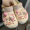 thumbnail image 2 of Conjunto de hebilla de zapato de la serie Kawaii Sanrio Hello Kitty, accesorios de zapatillas Cinnamoroll Kuromi DlY, recuerdo para niños, niñas y mujeres, regalo, 2 of 6