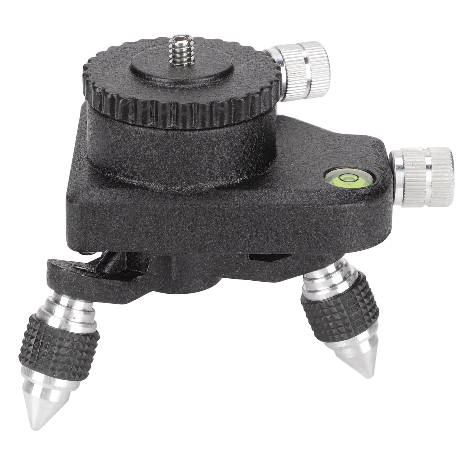 Tripod Leveling Base, 360? Rotation Aluminum Alloy Tripod Bracket Base For Industry