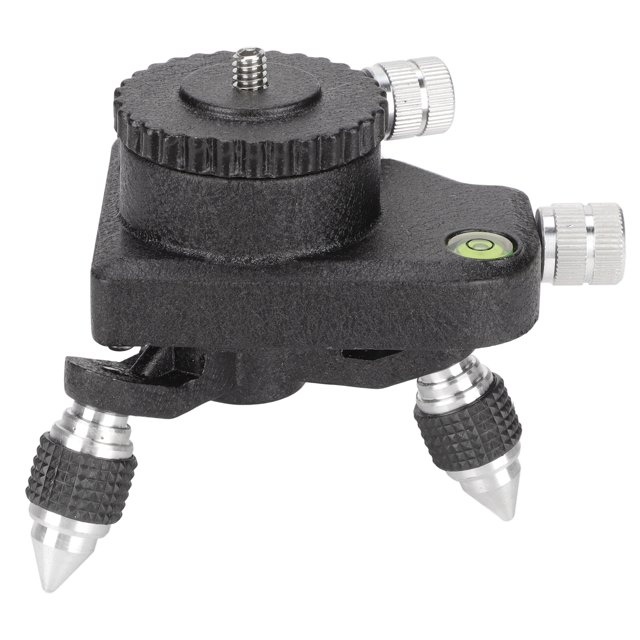 Tripod Leveling Base, Aluminum Alloy Fine Tuning Corrosion Resistant Stable Tripod Bracket Base For Outdoor ANGGREK Otros