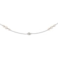 thumbnail image 1 of Sterling Silver Polished Bead & Freshwater Cultured Pearl Necklace (36 X 9) Made In China qg5316-36, 1 of 5