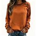 thumbnail image 6 of Hearthz Vintage Oversized Sweatshirt Women Raglan Long Sleeve Drop Shoulder Crewneck Sweatshirts Women Fall Winter Womens Pullover Sweatshirt, 6 of 8