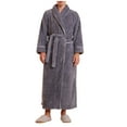 thumbnail image 4 of Kaemgyyd Fleece Robes for Women Soft Winter Warm Fuzzy Full Length Bathrobe with Pockets Cozy Plush Belted Loungewear, 4 of 6