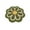 Green(Fashion), variant on Vintage Flower Shape Tufted Rug, Dopamine Color Matching, Non-Slip Durable, Cute Decor Mat for Bedroom & Living Room
