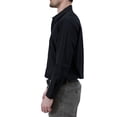 thumbnail image 3 of FastRockee Black Dress Shirt for Mens Shirts Long Sleeve Casual Button Down Solid Plain XL, 3 of 8